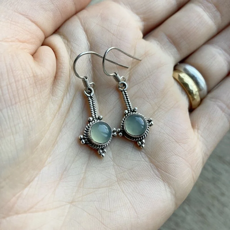 ornate sterling silver chalcedony earrings 4.jpeg
