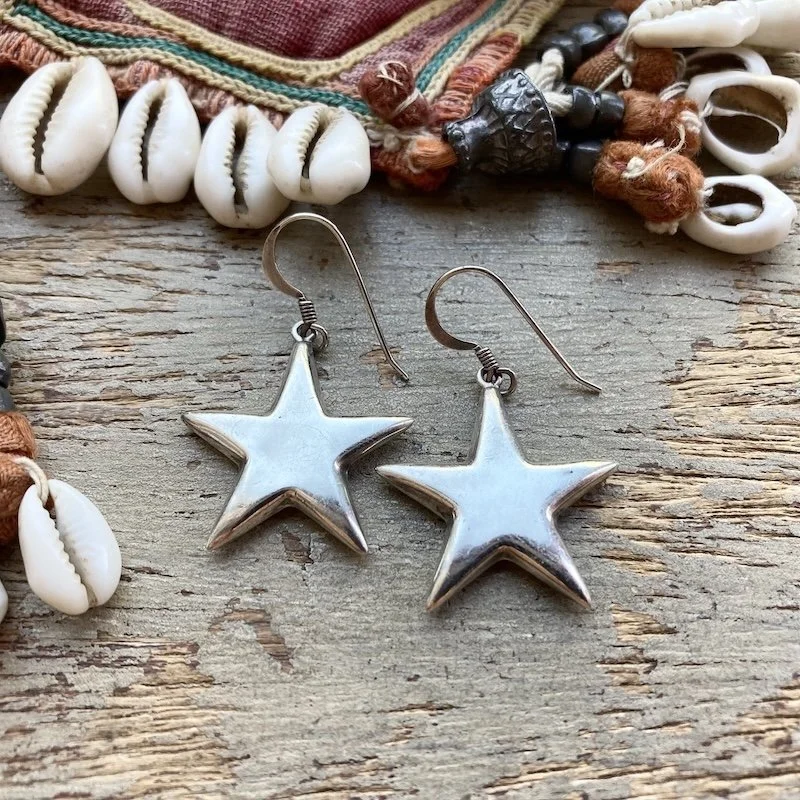 vintage sterling silver star earrings 1.jpeg