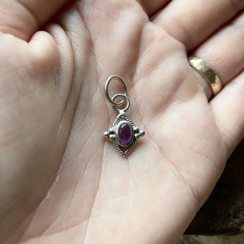 sterling silver and amethyst charm : pendant 3.jpeg