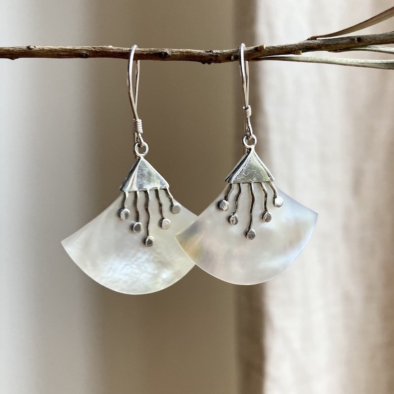 mother of pearl shell and sterling silver earrings 4.jpeg