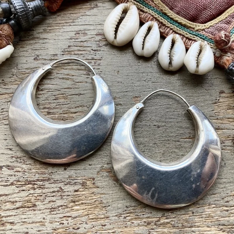 large vintage sterling silver hoops.jpeg