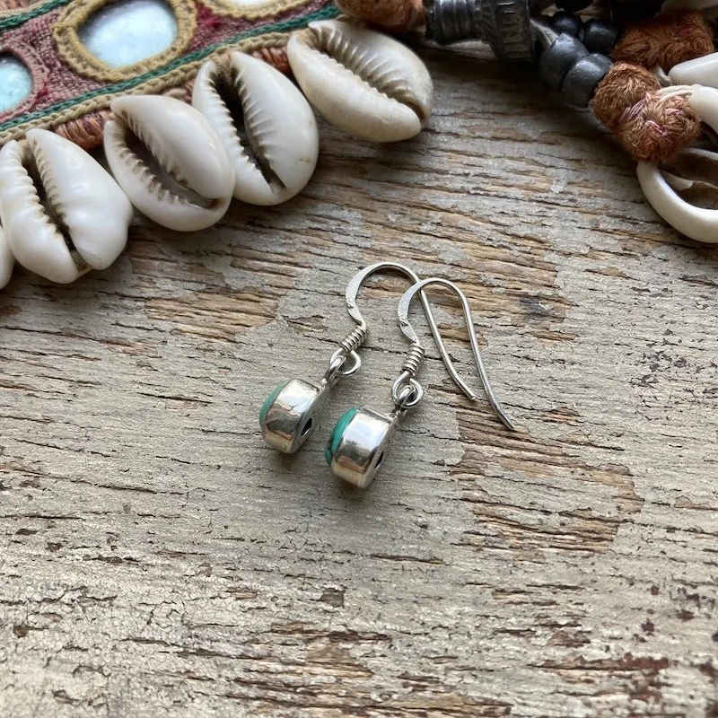 cute little sterling silver and turquoise earrings 3.jpeg