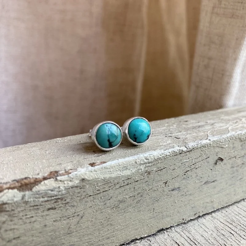 simple sterling silver turquoise earrings 1.jpeg