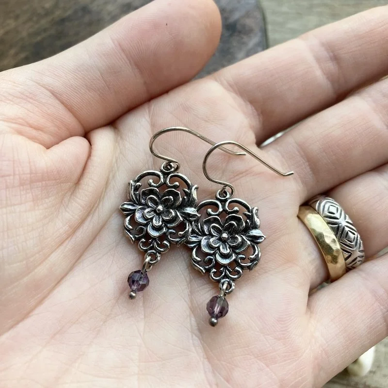 sterling silver ornate floral earrings 3.jpeg