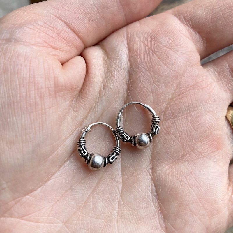 small sterling silver bali hoops.jpeg