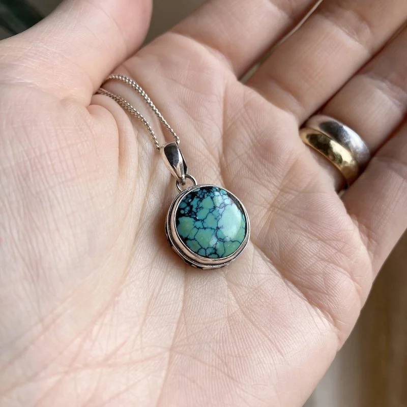sterling silver and natural turquoise necklace 3.jpeg