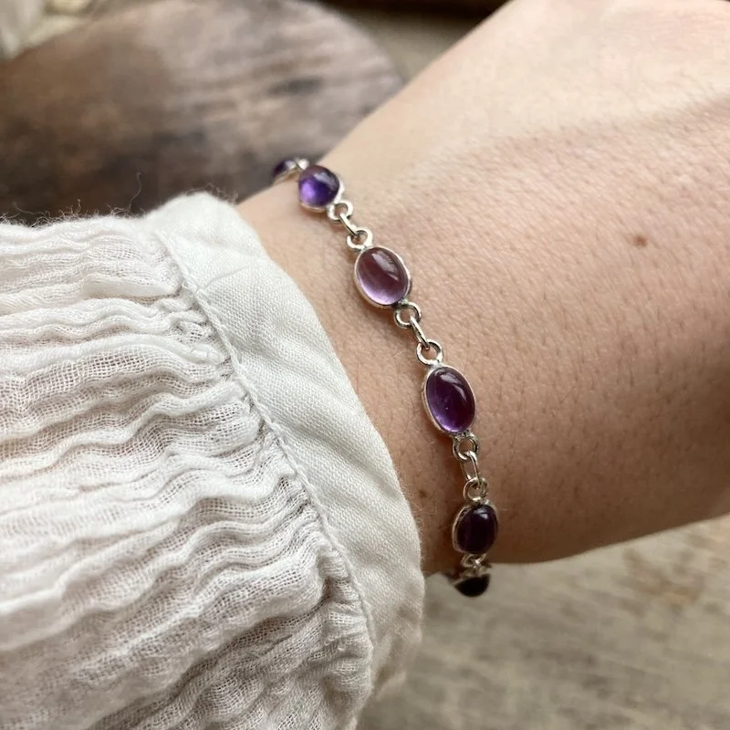 sterling silver amethyst crystal bracelet 5.jpeg
