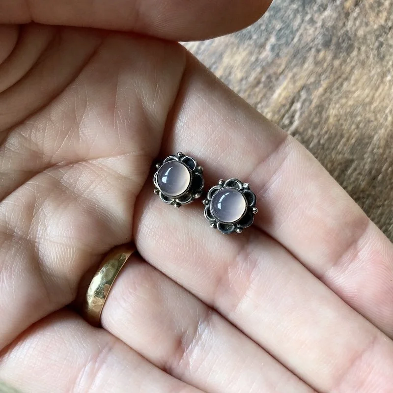 sterling silver and rose quartz earrings 1.jpeg