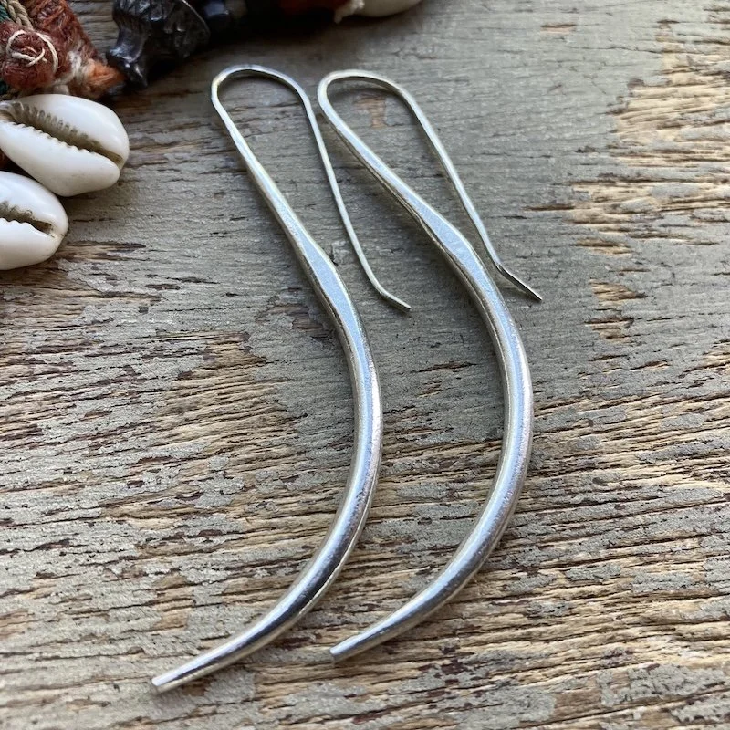 solid pure silver Karen Hill Tribe earrings 2.jpeg