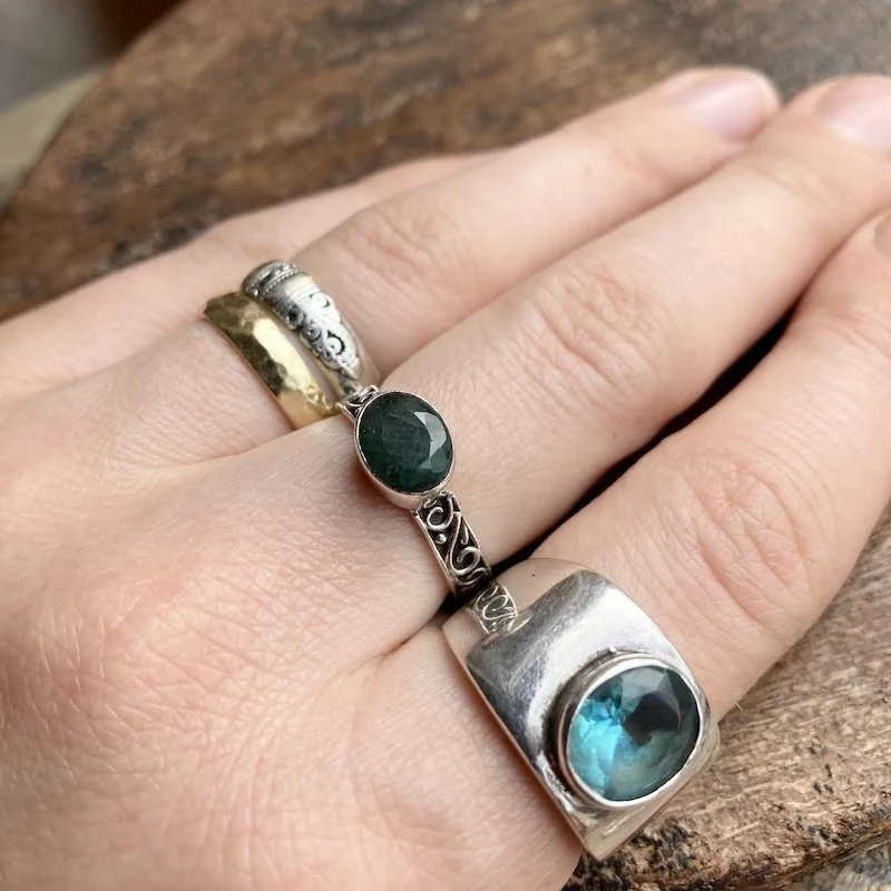 ornate sterling silver aventurine ring 5.jpeg