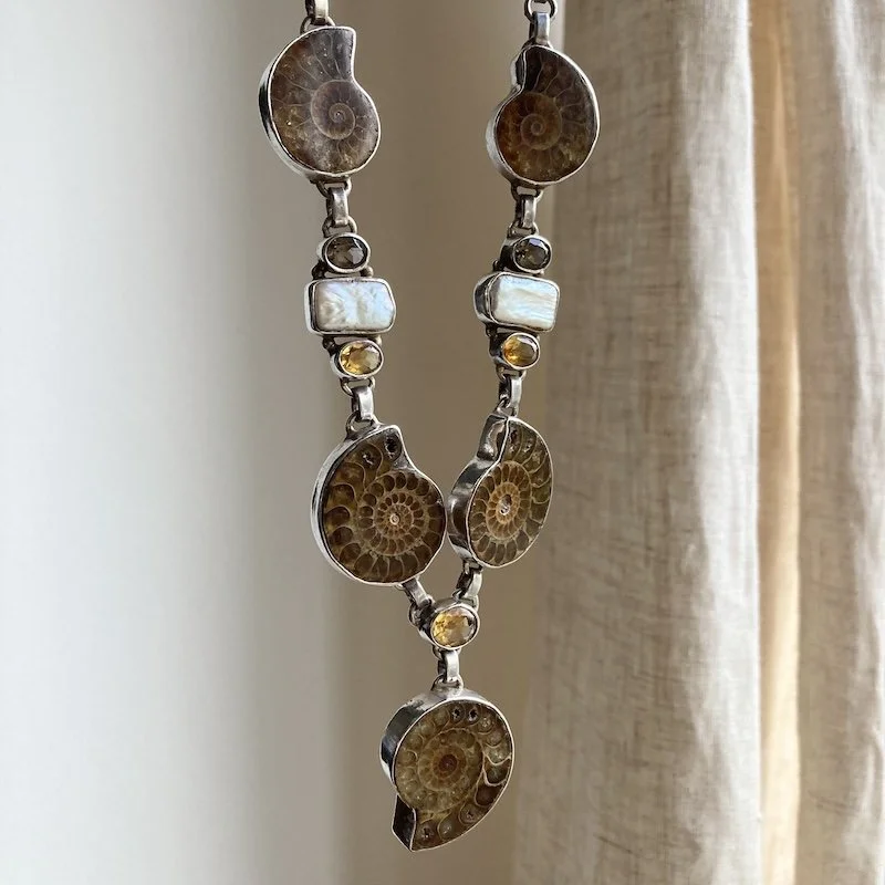 amazing chunky sterling silver ammonite necklace 6.jpeg