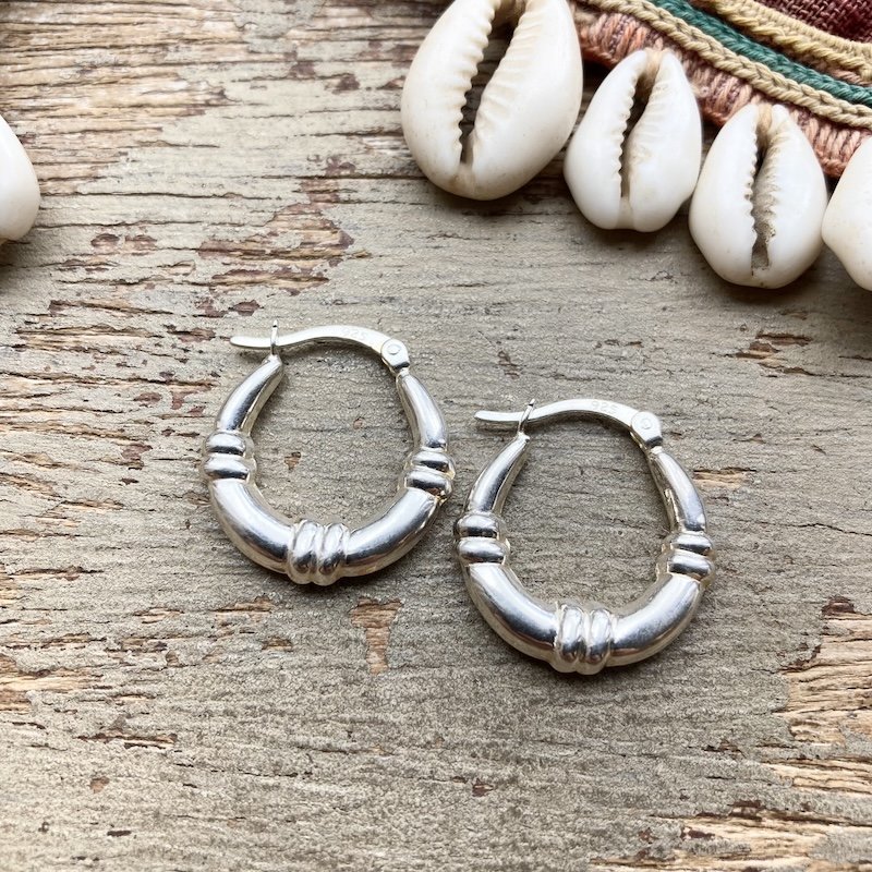 Fab Little Sterling Silver Creole Hoops