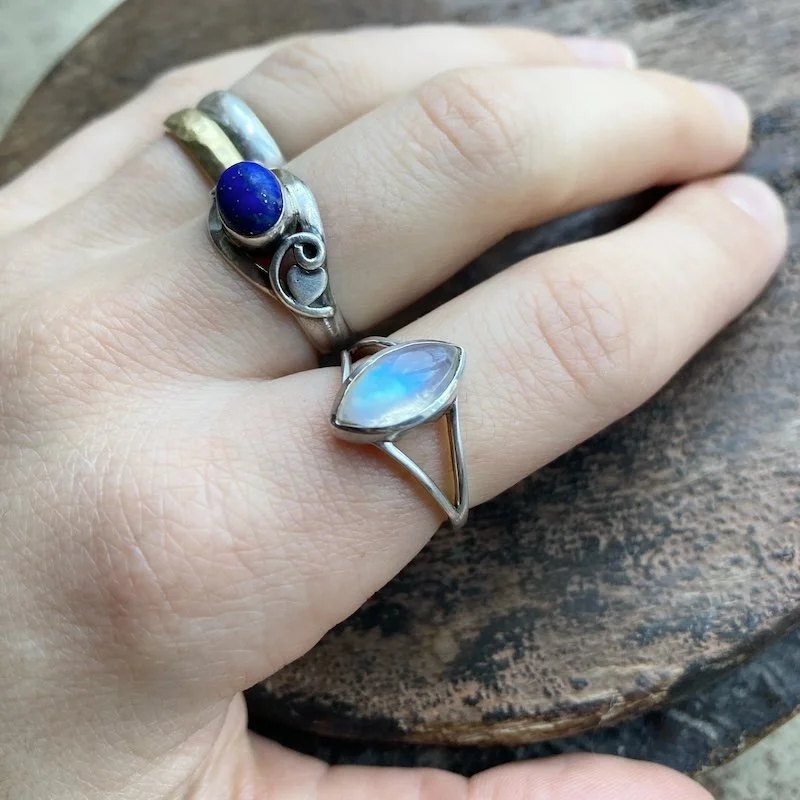 dreamy sterling silver and rainbow moonstone ring 5.jpeg