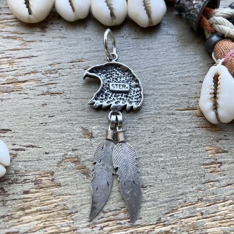 vintage sterling silver eagle pendant 2.jpeg