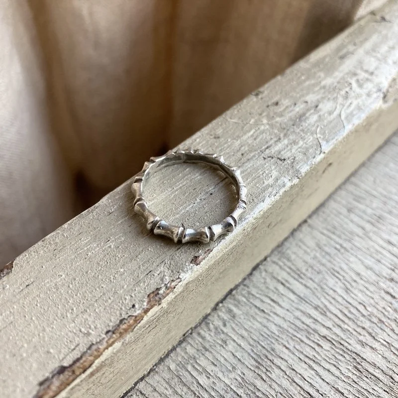 vintage sterling silver bamboo style ring 2.jpeg