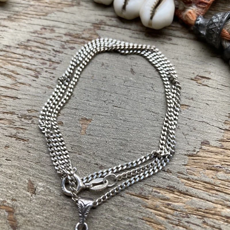 vintage ornate sterling silver and garnet necklace 4.jpeg