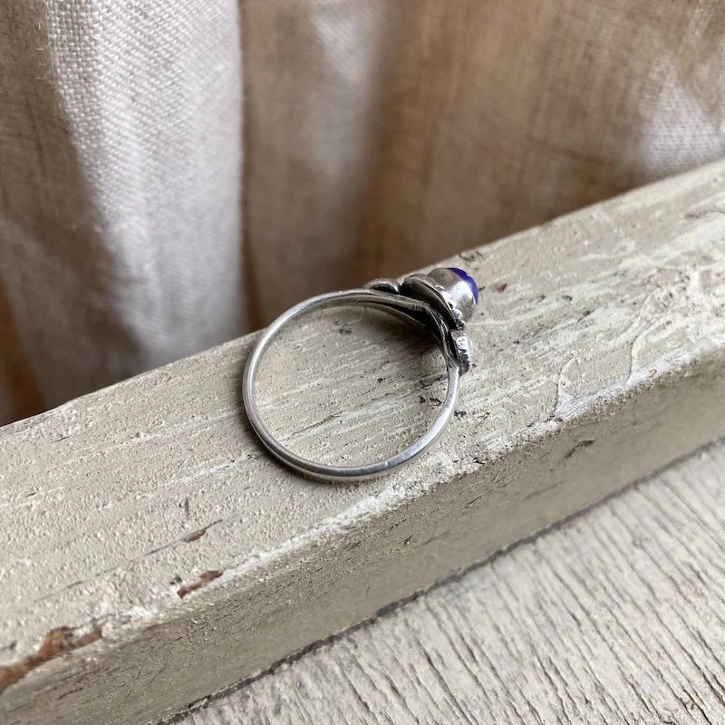 simple sterling silver and lapis lazuli ring  2.jpeg