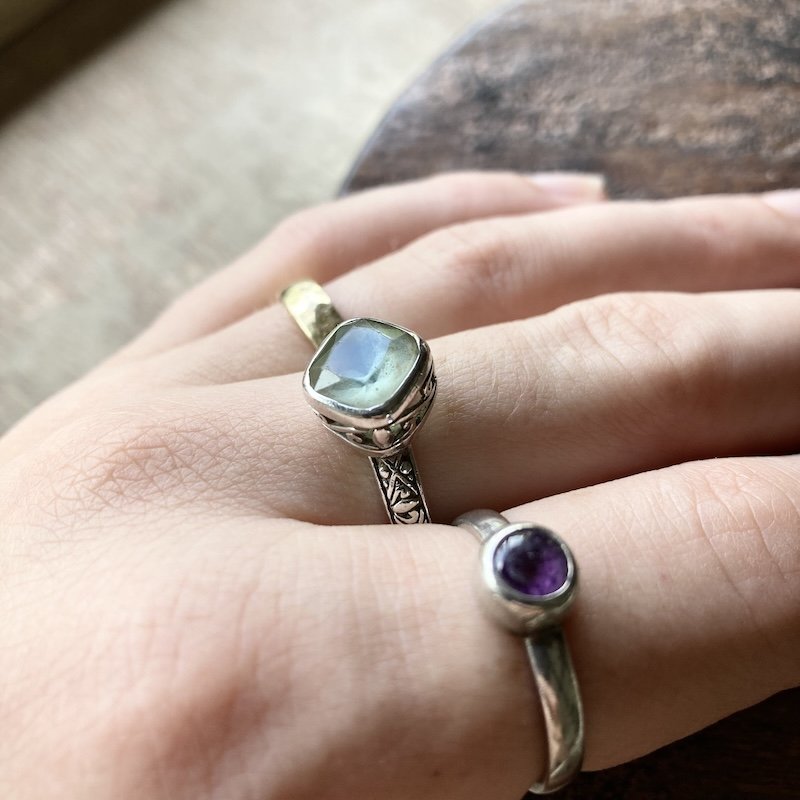 Balinese sterling silver aquamarine ring 1.jpeg