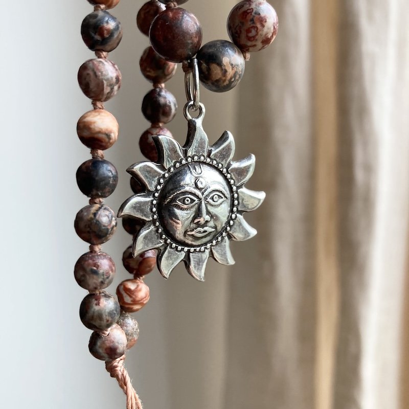 sterling silver sun mala bead necklace 1.jpeg