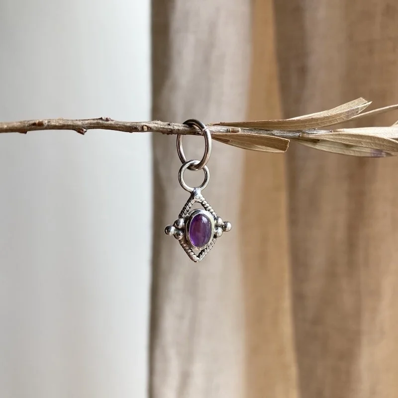 sterling silver and amethyst charm : pendant 4.jpeg
