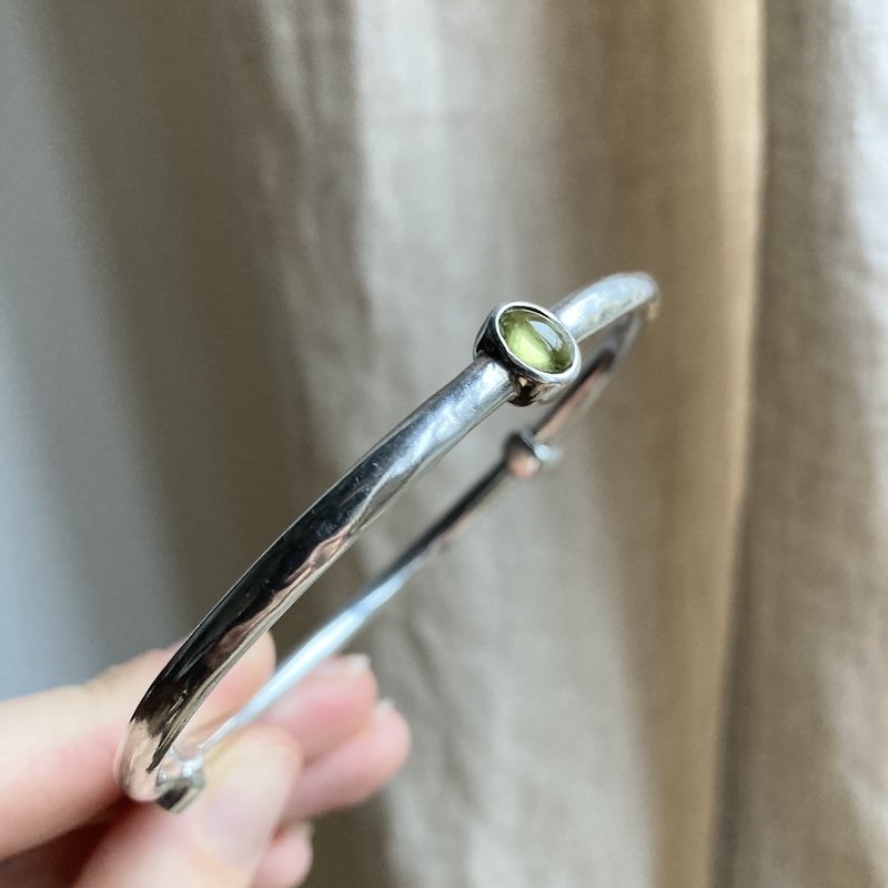 sterling silver and peridot bangle 2.jpeg