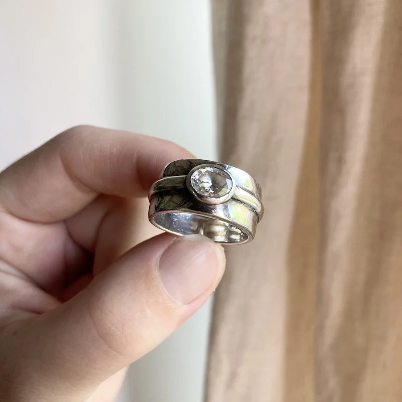chunky sterling silver and CZ ring 5.jpeg