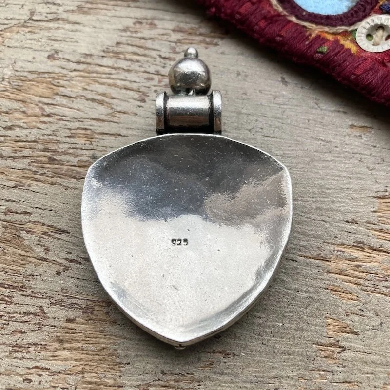 Indian ornate solid silver pendant 2.jpeg