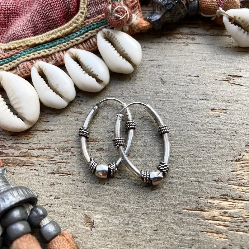 sterling silver oval bali hoops 3.jpeg