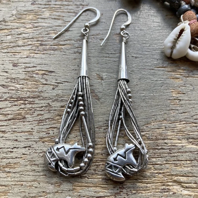southwestern sterling silver bear earrings 3.jpeg