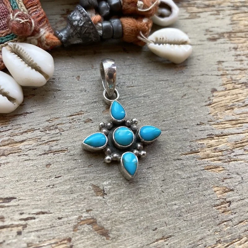 Indian sterling silver turquoise pendant 2.jpeg