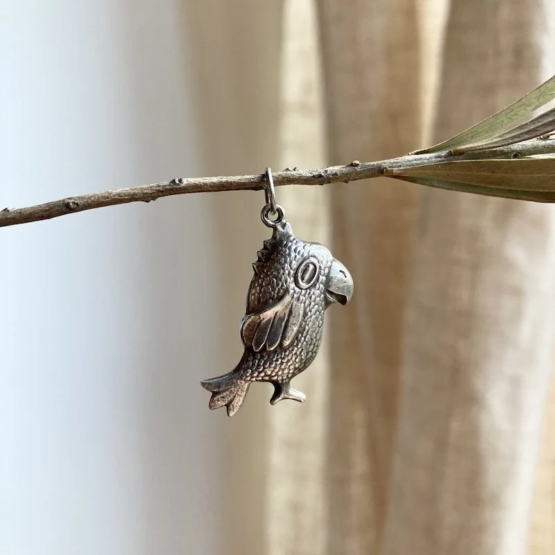 vintage funky sterling silver bird pendant 4.jpeg
