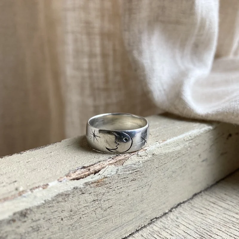 vintage sterling silver celestial ring 1.jpeg