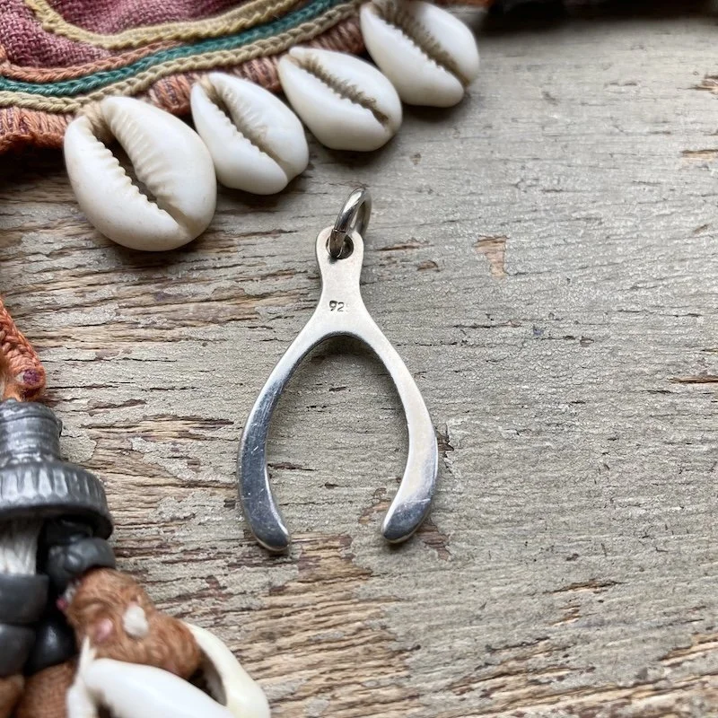 vintage sterling silver wishbone pendant 3.jpeg
