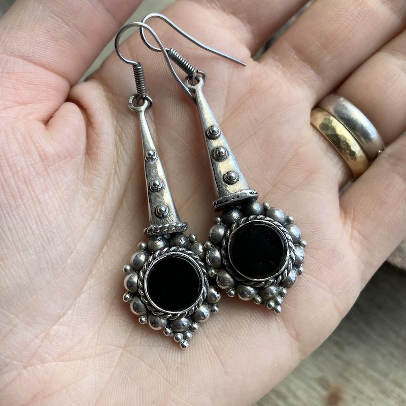 vintage indian ornate sterling silver earrings 4.jpeg