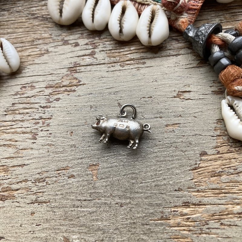 antique sterling silver pig pendant 2.jpeg