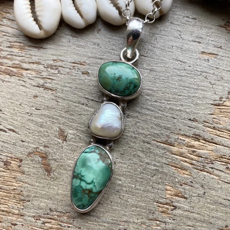sterling silver turquoise and pearl necklace 3.jpeg