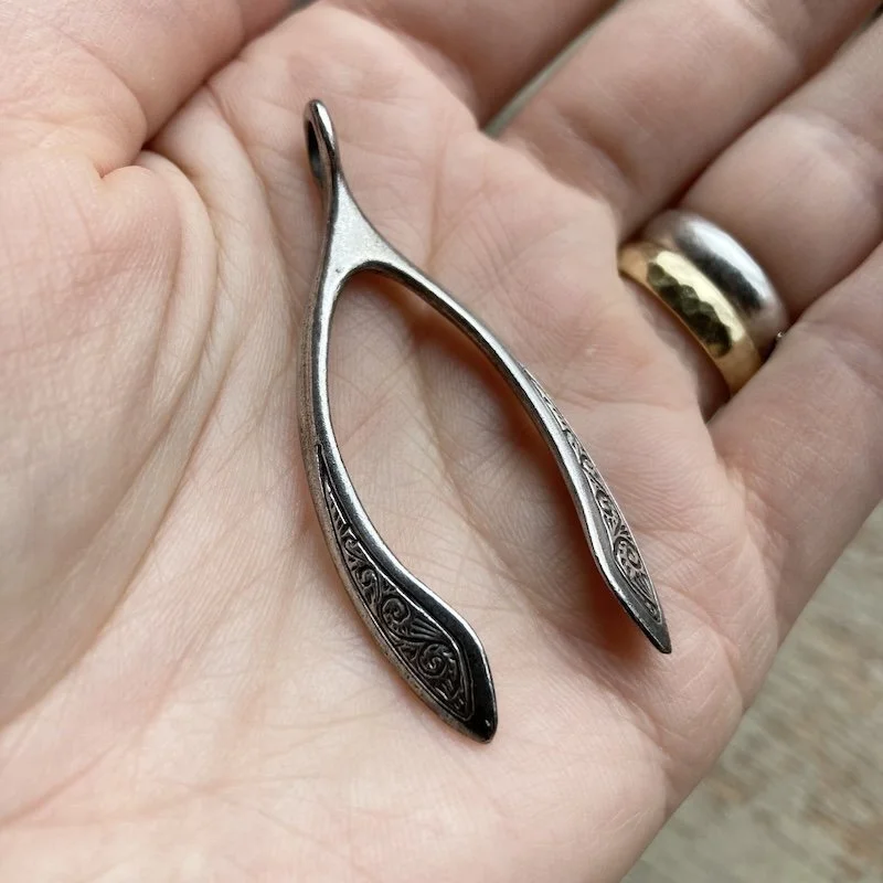 large ornate sterling silver wishbone pendant 2.jpeg