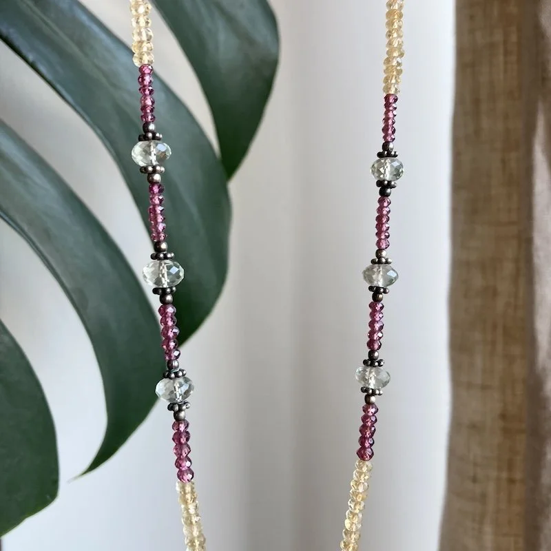 sterling silver and tourmaline crystal beaded necklace 4.jpeg
