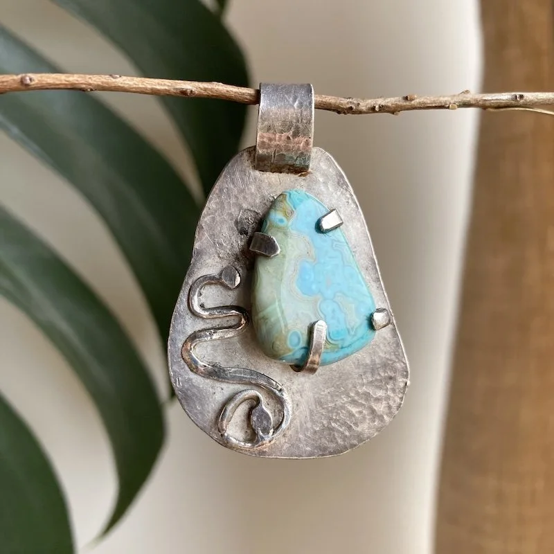 abstract solid silver and ocean jasper pendant 5.jpeg