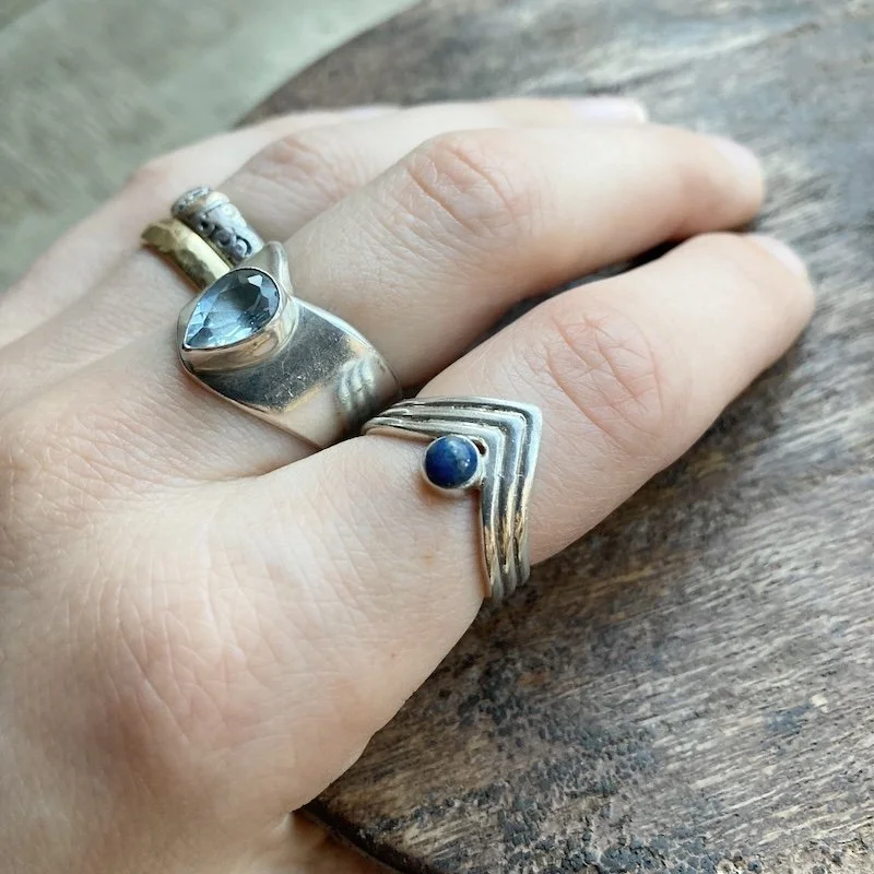 sterling silver lapis lazuli wishbone ring 4.jpeg