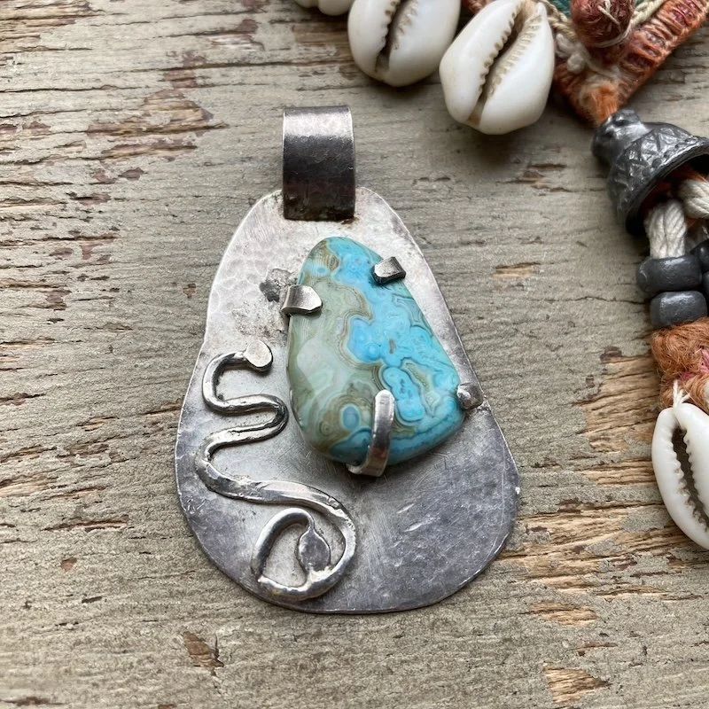 abstract solid silver and ocean jasper pendant 2.jpeg