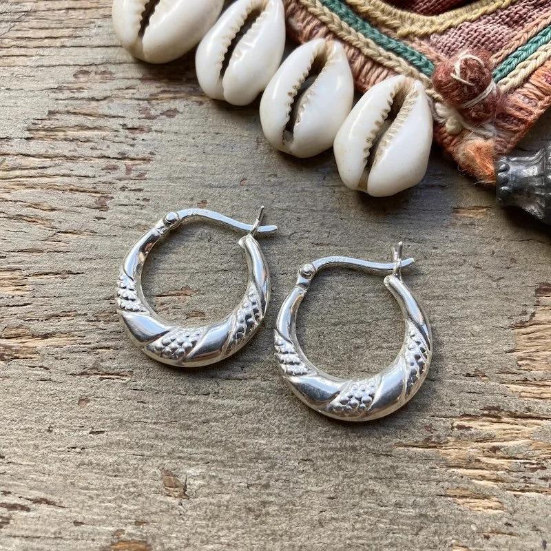 sterling silver textured hoops.jpeg