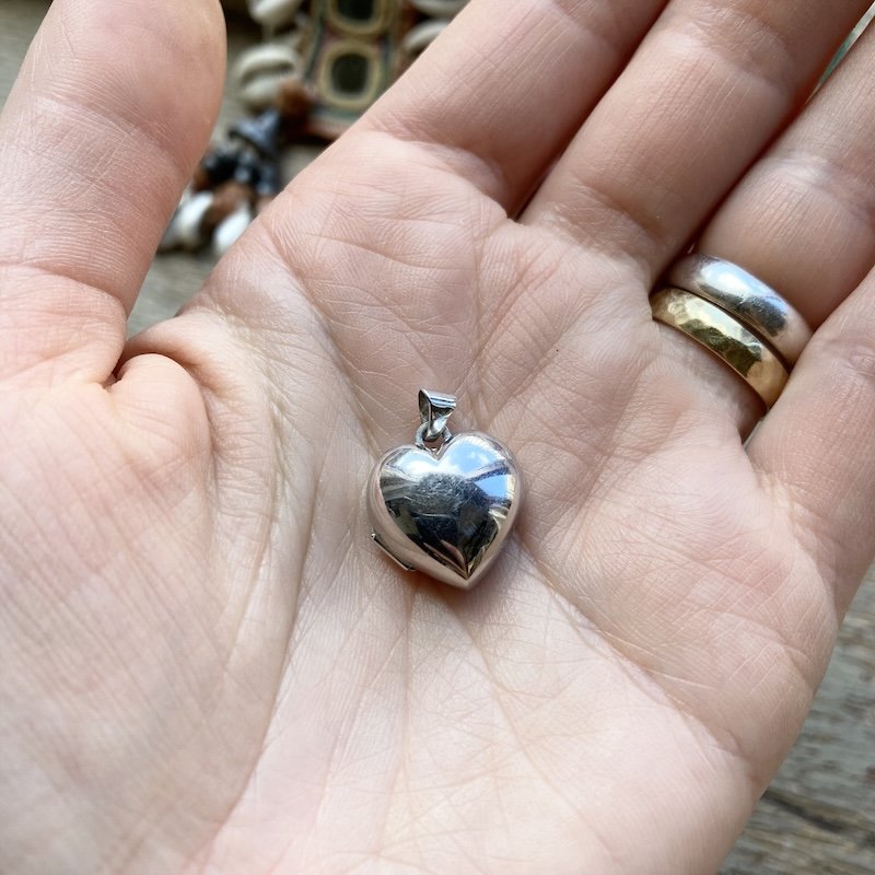 Cute Little Sterling Silver Love Heart Locket
