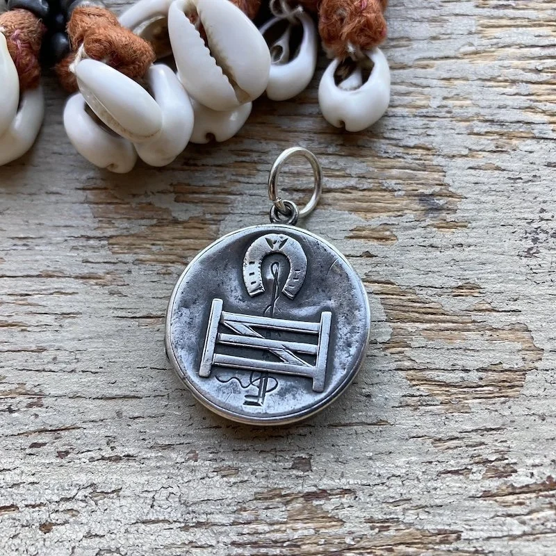 vintage sterling silver equestrian locket 1.jpeg