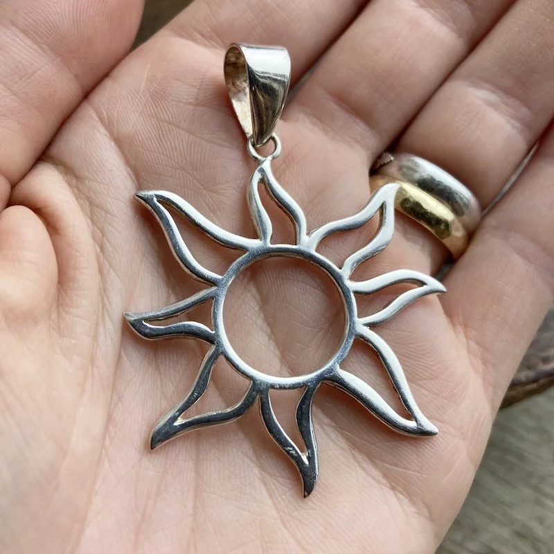 large vintage sterling silver sun pendant 3.jpeg