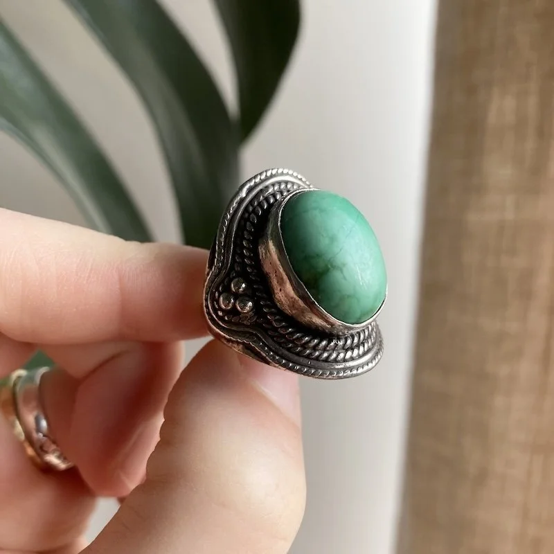 vintage sterling silver and turquoise ring 5.jpeg