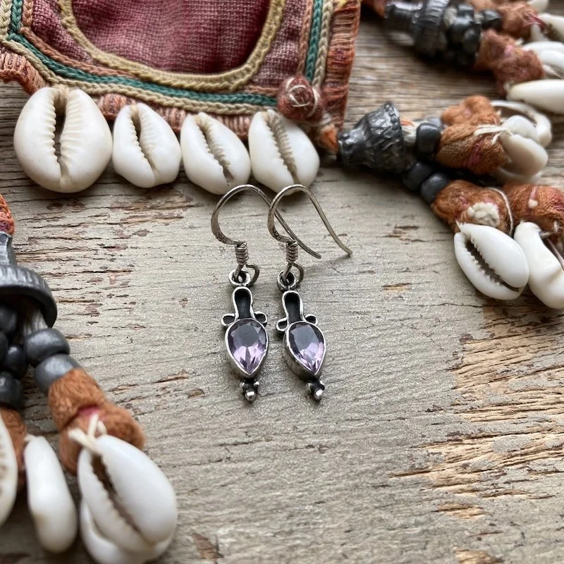 pretty Indian sterling silver amethyst earrings 2.jpeg