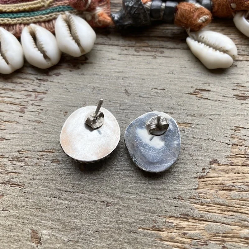 vintage navajo sterling silver turquoise earrings 2.jpeg