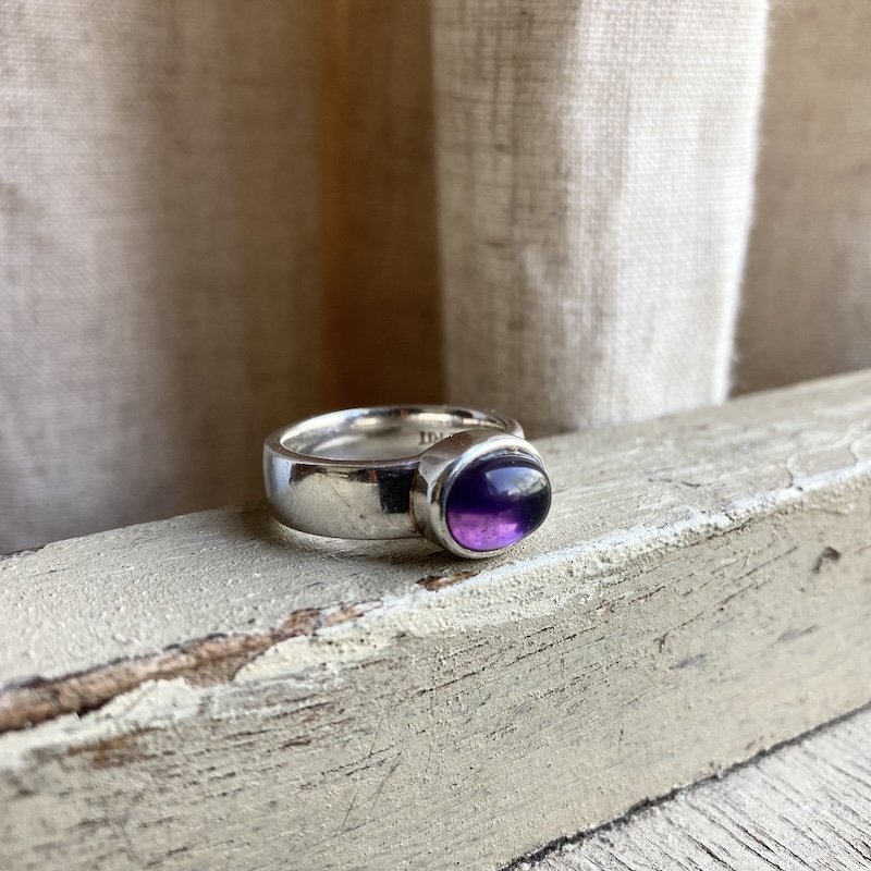 vintage ESPRIT sterling silver and amethyst ring 1.jpeg