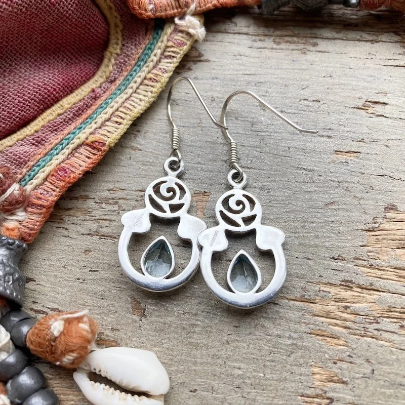 vintage sterling silver and topaz earrings 3.jpeg